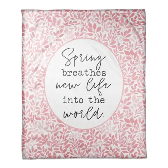 Spring Breathes New Life Throw Blanket {1}