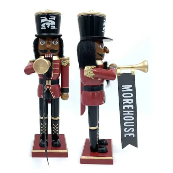 14" College Bugler Nutcracker Morehouse {1}