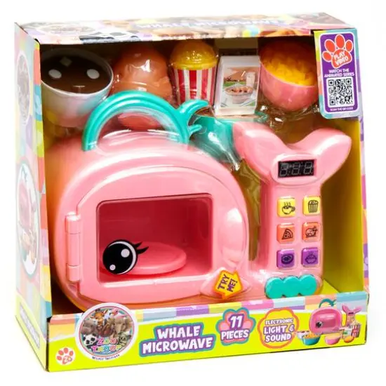 Zoo Troop Whale Microwave Animal Themed Kitchen Playset {7}