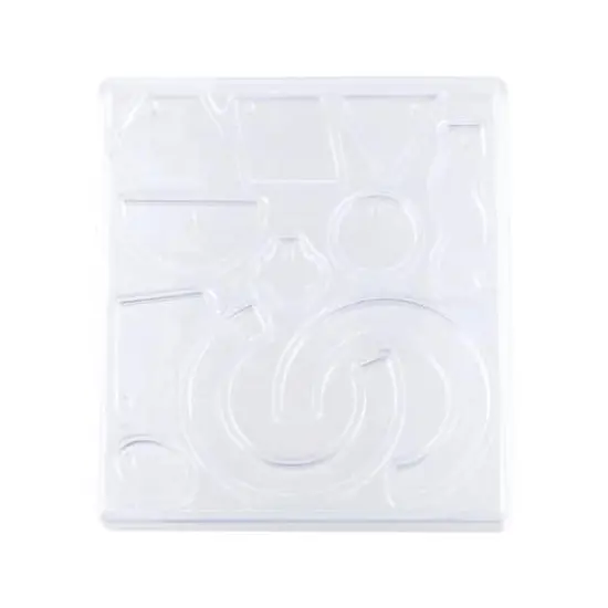 Blue Moon Studio&trade; UV Resin Craft Holographic Basic Shapes Silicone Mold {3}