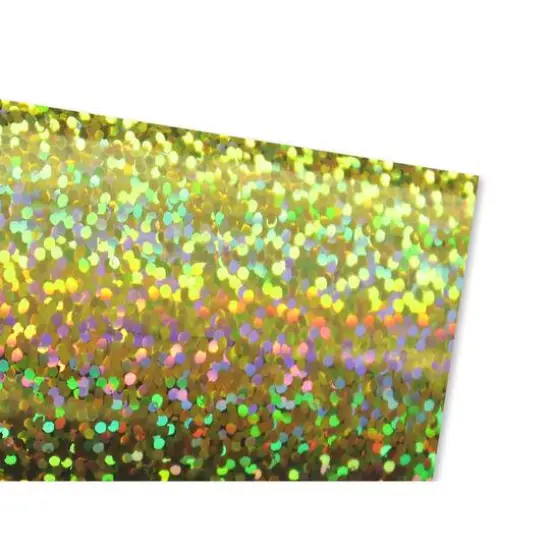 PA Vinyl Sparkle Permanent Adhesive Vinyl Yellow {3}