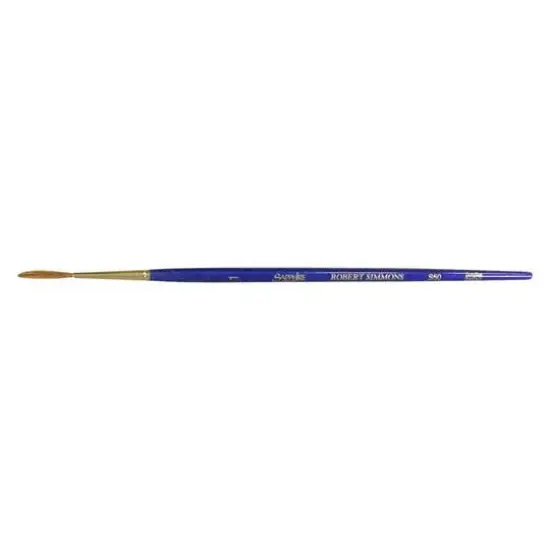 Robert Simmons Sapphire Short Handle Script Liner Brush, Size 1 {1}