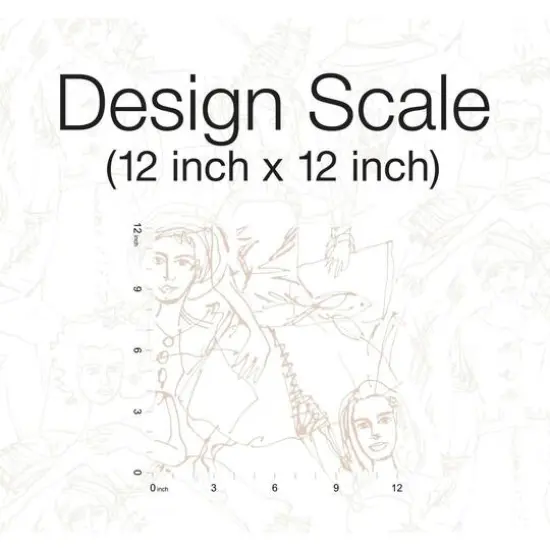 RoomMates Vogue Sketches Peel & Stick Wallpaper Pink/White {8}