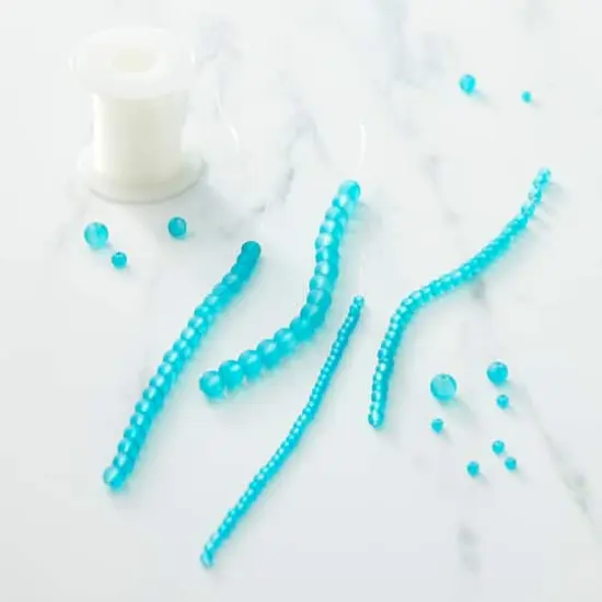 Matte Glass Round Beads by Bead Landing&trade; Blue {3}