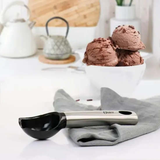 Oster Baldwyn Stainless Steel & Plastic Ice Cream Scoop {3}