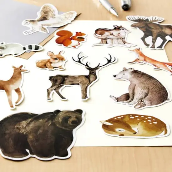 Woodland Animals Die Cut Stickers by Recollections&trade; {3}