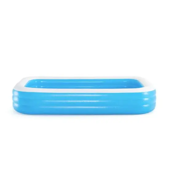 Bestway&reg; H2OGO!&reg; 10ft. Blue Rectangular Inflatable Family Pool {3}