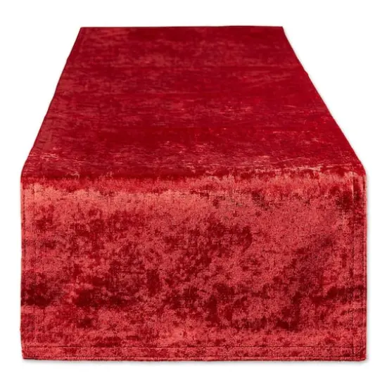 DII&reg; 72" Red Velvet Table Runner {1}