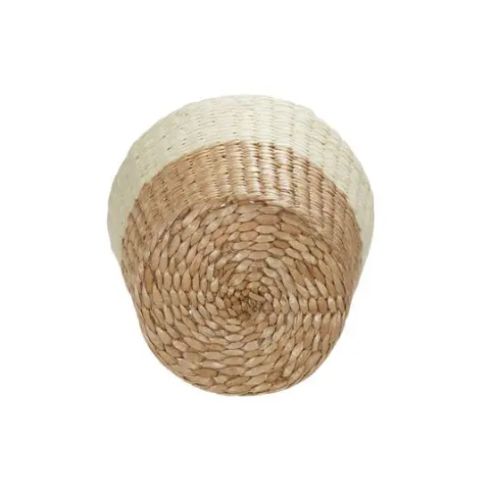 Household Essentials Natural Woven Paper Rope Waste Basket {6}