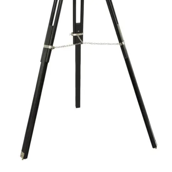 57" Silver Metal Telescope Decoration {6}