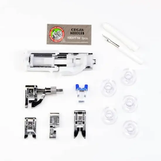 Janome 1522-BL 22-Stitch Mechanical Sewing Machine with Wide Sewing Bed {6}