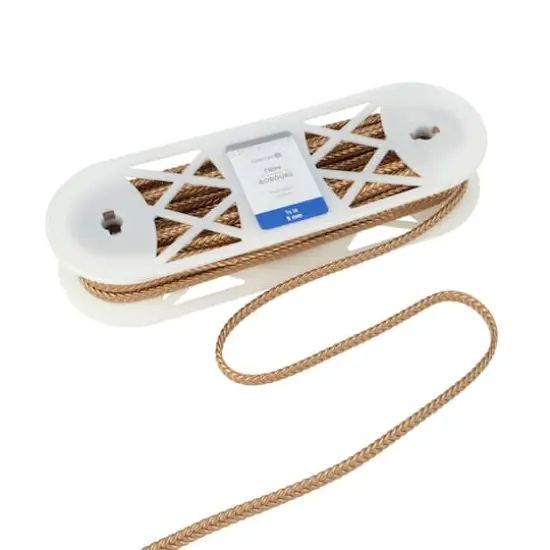 3/8" Braided Faux Leather Trim by Celebrate It&reg; Gold {3}