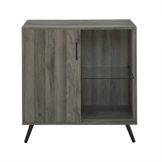 Walker Edison 30" Slate Grey Modern Wood Accent Cabinet  {3}