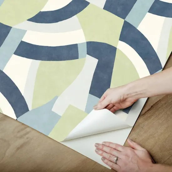 RoomMates Melbourne Peel & Stick Wallpaper Teal {6}