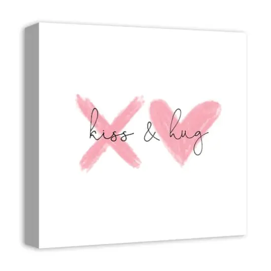 Kiss & Hug Canvas Art {3}
