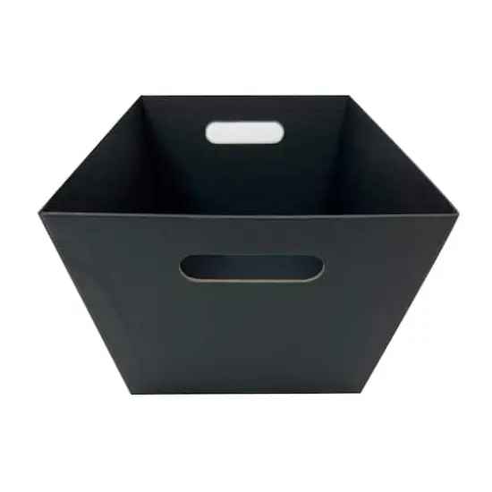 12.5" Paperboard Gift Basket by Celebrate It&trade; Black {5}