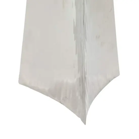 22" Silver Stainless Steel Industrial Vase {5}