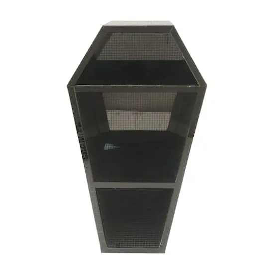 16" Black Disco Coffin Tabletop Shelf by Ashland&reg; {1}
