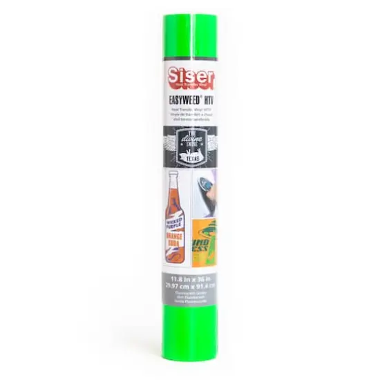 Siser&reg; EasyWeed&reg; Heat Transfer Vinyl, 36" Fluorescent Green {1}
