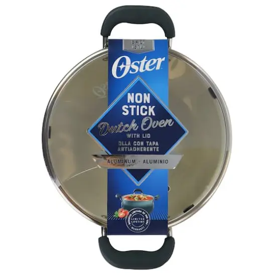 Oster Corbett 5.4qt. Nonstick Aluminum Dutch Oven Gray {4}