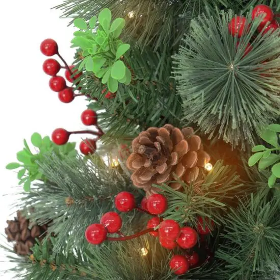 30" Pre-Lit Urn Filler with Battery-Operated Timer, 2ct. {6}