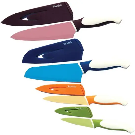 Starfrit Multicolored 4-Piece Knife Set {3}