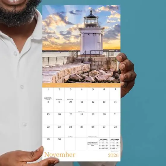 2026 Lighthouses Mini Calendar {5}