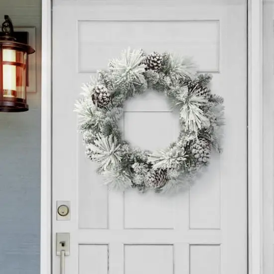 24" Berkshire Spruce Wreath {4}