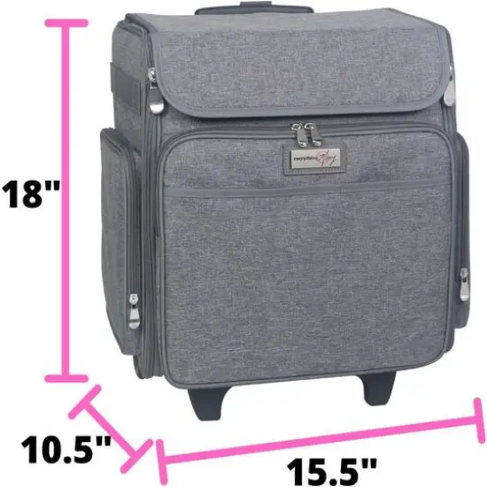 Everything Mary Heather Rolling Craft Bag with Storage {5}