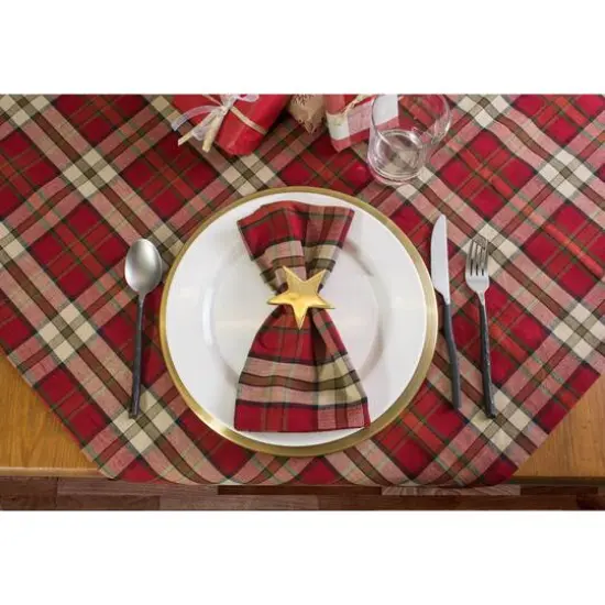 Campfire Plaid Tablecloth 60" x 84" {5}