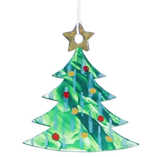 Essentials by Leisure Arts 3" Christmas Tree Clear Acrylic Ornaments, 10ct. {5}