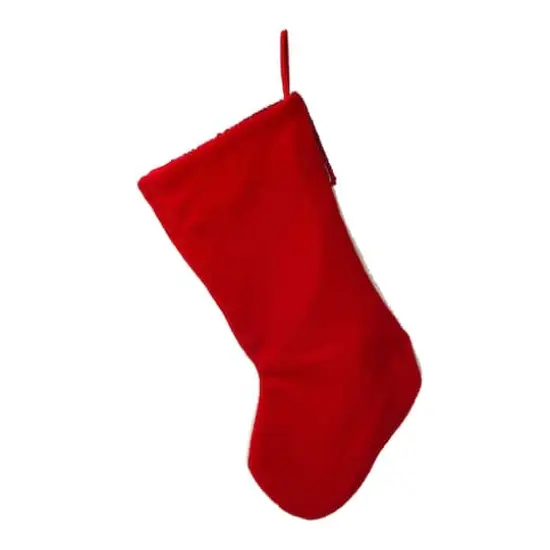 Glitzhome&reg; 21" Cardinal Hooked Stocking {5}