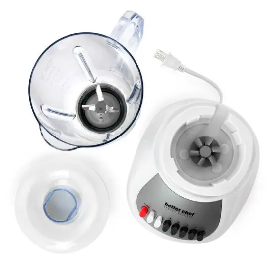 Better Chef White 50oz. 10-Speed 350-Watt Plastic Jar Blender {3}