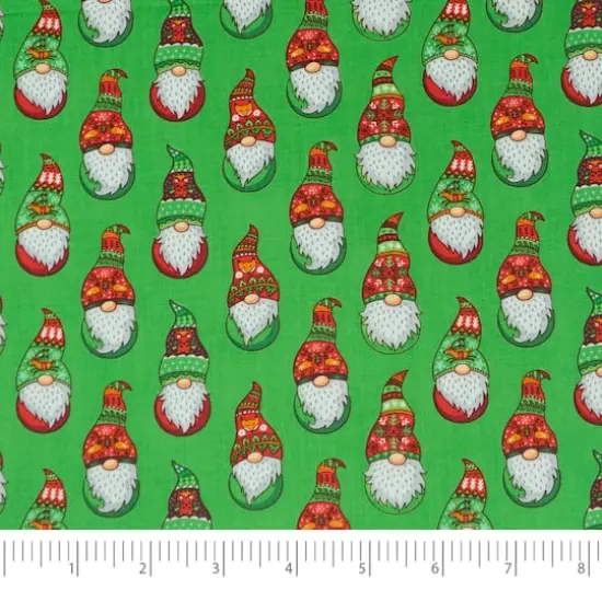 SINGER Christmas Gnome Holiday 5 Piece Fat Quarter Bundle {4}