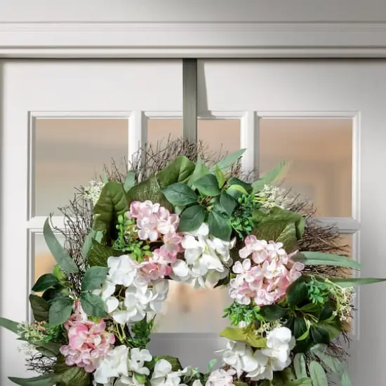 Haute Decor Adapt&trade; Brushed Nickel Adjustable Wreath Hanger {3}