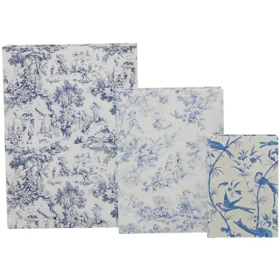 Nature & Foliage Canvas Faux Book Box Set {3}