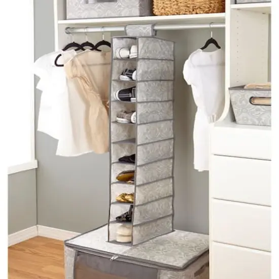 Laura Ashley 10 Shelf Shoe Organizer in Almeida {3}