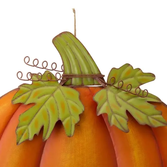 Glitzhome&reg; 39" Fall Pumpkin Metal Yard Stake or Standing D&eacute;cor {8}