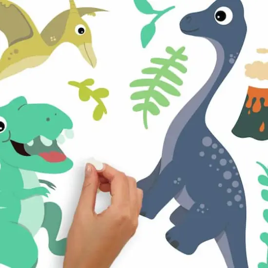 RoomMates Friendly Dinosaur Peel & Stick Wall Decals {5}