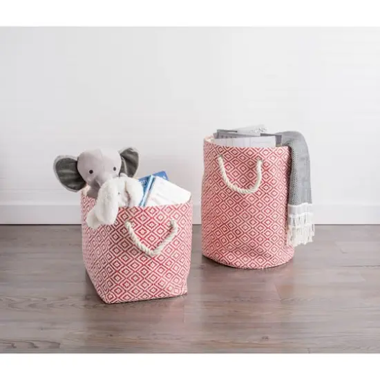 DII&reg; Medium Geo Diamond Rectangle Paper Bin Rust {7}