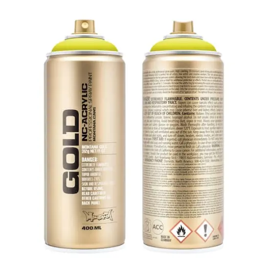 Montana&trade; Gold Acrylic Professional Spray Paint CL6310 Poison Light {1}