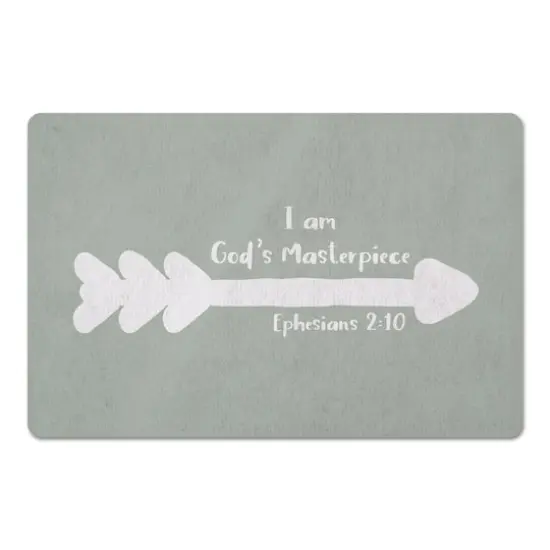 18" x 27" God's Masterpiece Arrow Floor Mat {1}