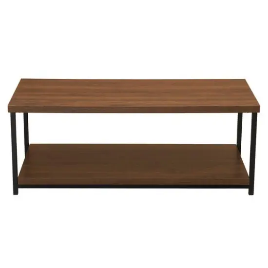 Household Essentials 39" Jamestown Coffee Table Midcentury Walnut {8}