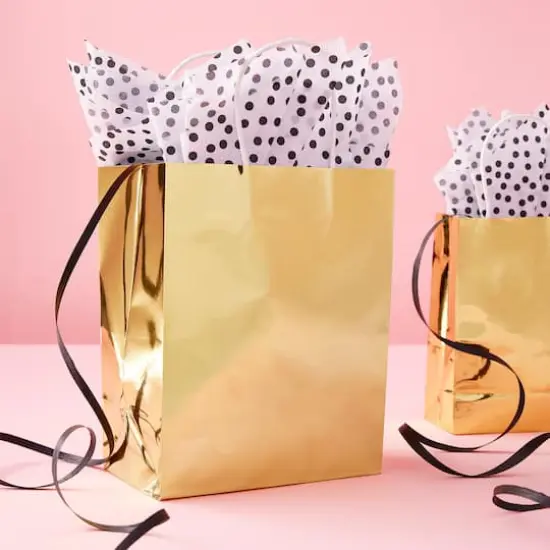 Medium Gold Gift Bag Value Pack by Celebrate It&trade; {3}