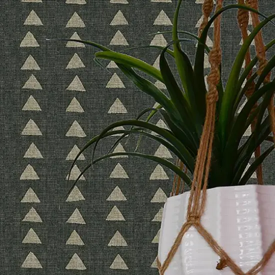 Surface Style Nomadic Triangle Peel & Stick Wallpaper Ebony {8}