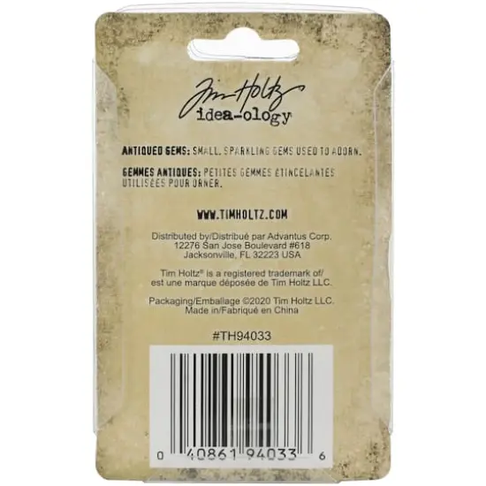 Idea-Ology Metal Adornments 12/Pkg-Antiqued Gems {3}