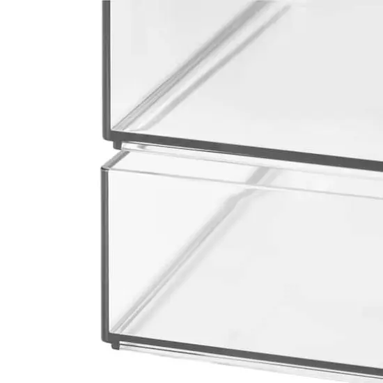 12" x 8" Clear Stacking Storage Tray by Simply Tidy&trade; {6}