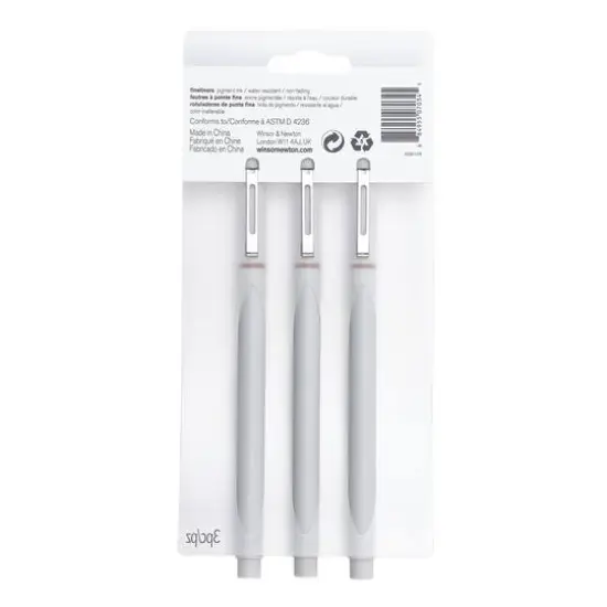 Winsor & Newton&reg; 3 Sepia Fineliner Set {4}
