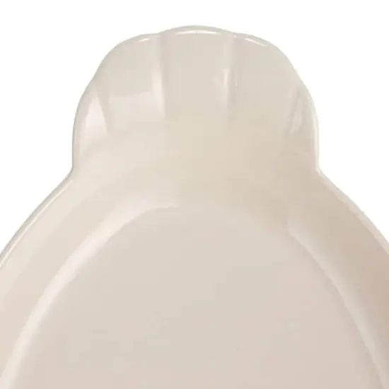 Hello Honey&reg; 10" White Stoneware Trays with Handles, 4ct. {5}