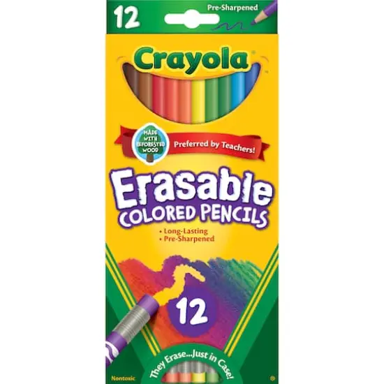 Crayola&reg; Erasable Colored Pencils, 12ct. {1}